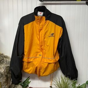 New Balance Orange and Black Windbreaker Medium